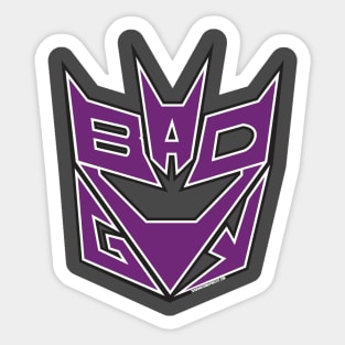 Bad Guy Logo Sticker